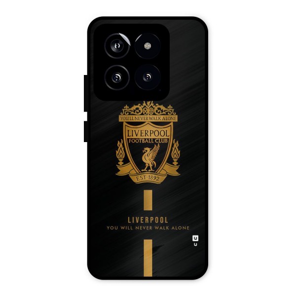 LiverPool Never Walk Alone Metal Back Case for Xiaomi 14