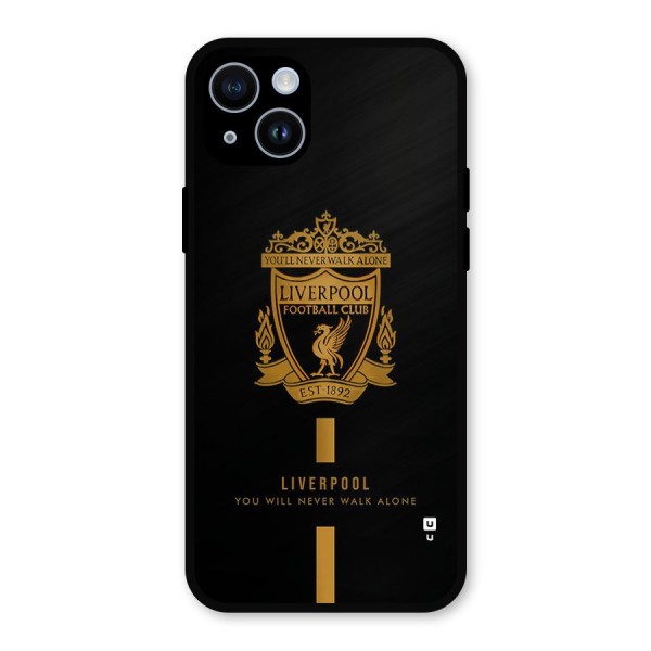 LiverPool Never Walk Alone Metal Back Case for iPhone 14