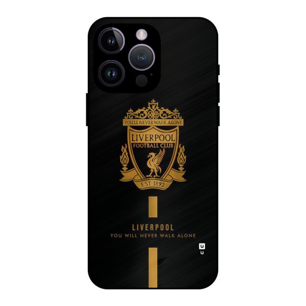 LiverPool Never Walk Alone Metal Back Case for iPhone 14 Pro Max