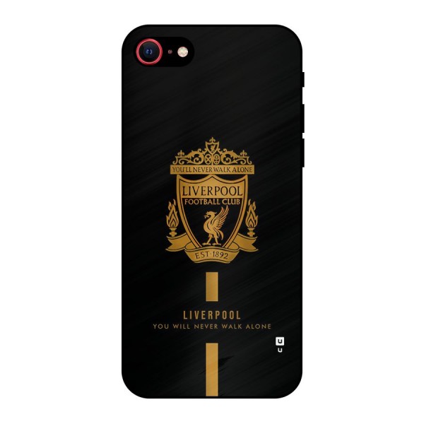 LiverPool Never Walk Alone Metal Back Case for iPhone 8