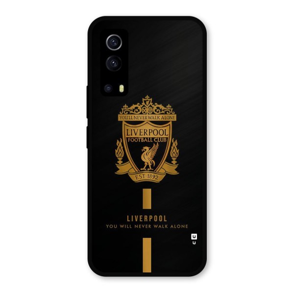 LiverPool Never Walk Alone Metal Back Case for iQOO Z3