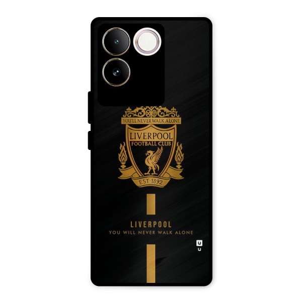LiverPool Never Walk Alone Metal Back Case for iQOO Z7 Pro