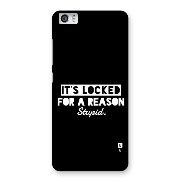 Locked For Stupid Back Case for Redmi Mi 5