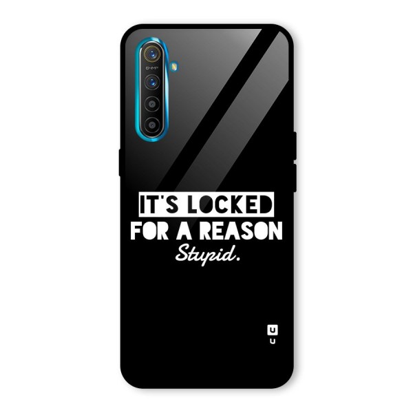 Locked For Stupid Glass Back Case for Realme X2