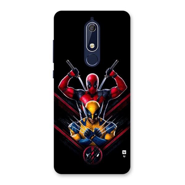 Logan And Wade Back Case for Nokia 5.1