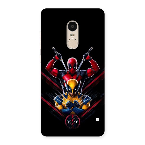 Logan And Wade Back Case for Redmi Note 4