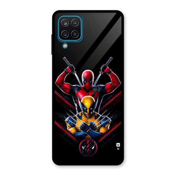 Logan And Wade Glass Back Case for Galaxy A12