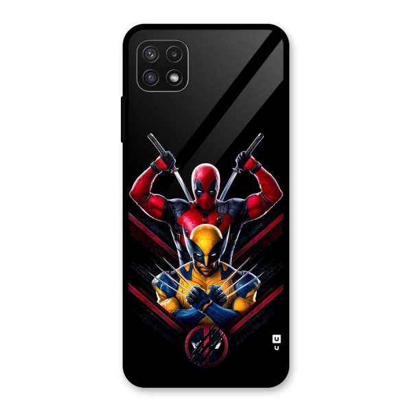 Logan And Wade Glass Back Case for Galaxy A22 5G