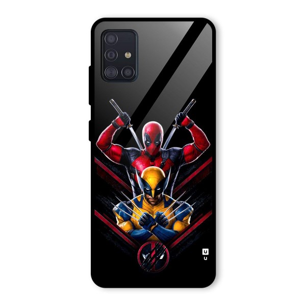 Logan And Wade Glass Back Case for Galaxy A51