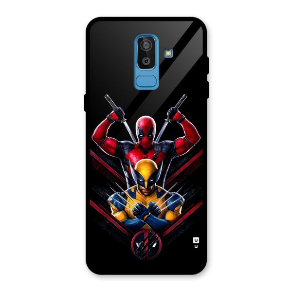 Logan And Wade Glass Back Case for Galaxy J8