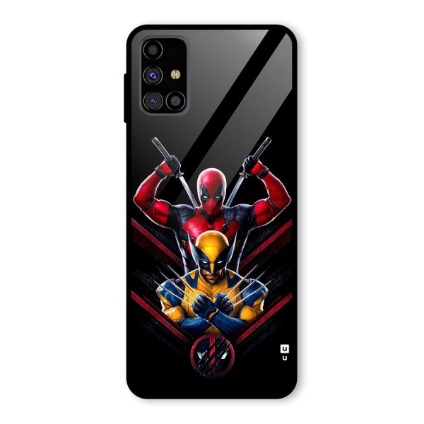 Logan And Wade Glass Back Case for Galaxy M31s