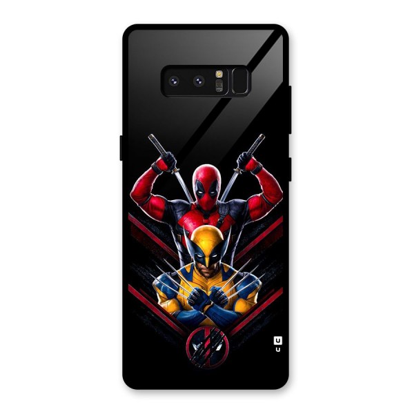 Logan And Wade Glass Back Case for Galaxy Note 8