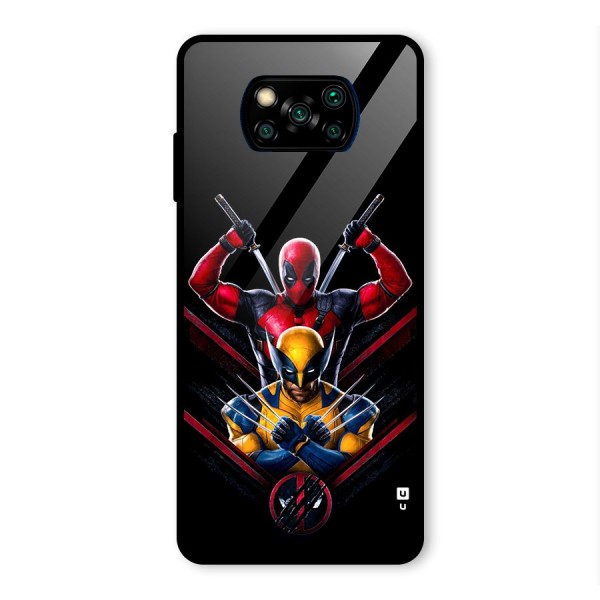 Logan And Wade Glass Back Case for Poco X3 Pro