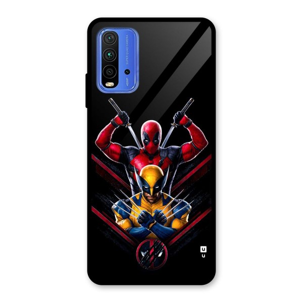 Logan And Wade Glass Back Case for Redmi 9 Power