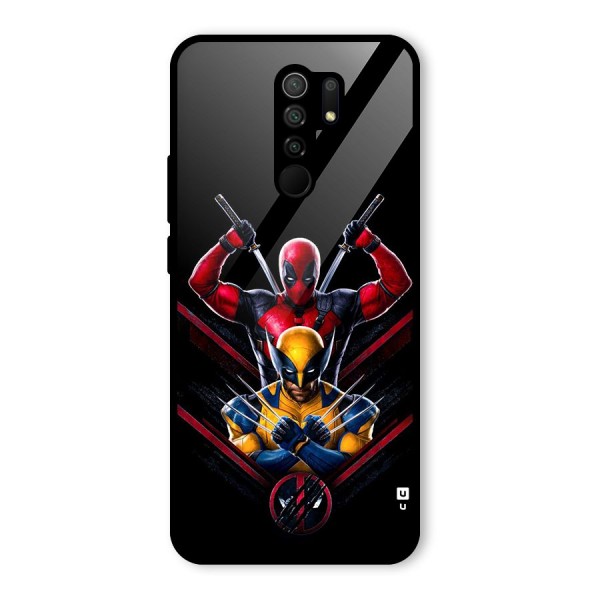 Logan And Wade Glass Back Case for Redmi 9 Prime