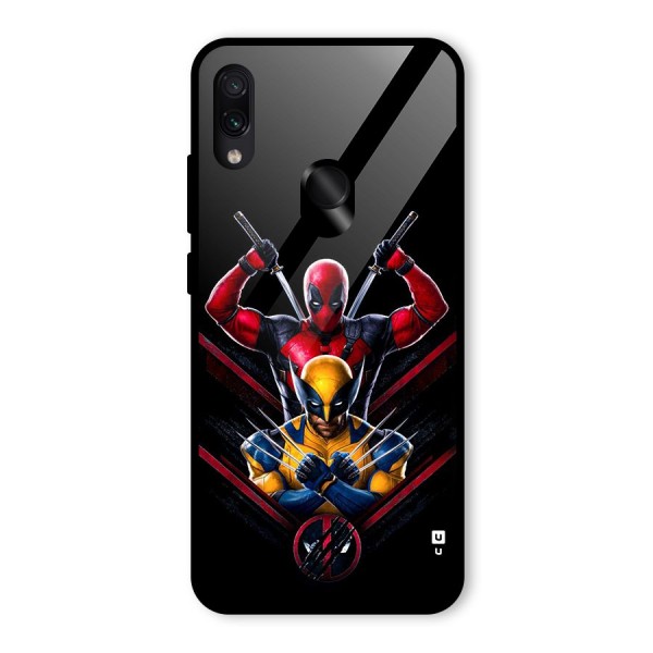 Logan And Wade Glass Back Case for Redmi Note 7