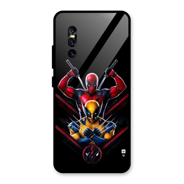 Logan And Wade Glass Back Case for Vivo V15 Pro