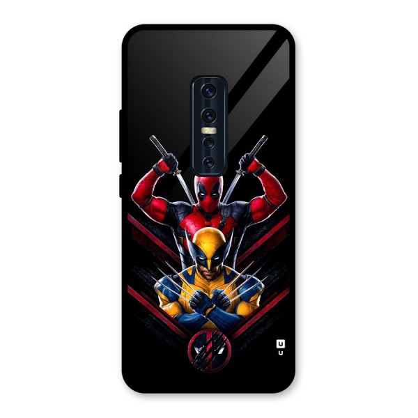 Logan And Wade Glass Back Case for Vivo V17 Pro