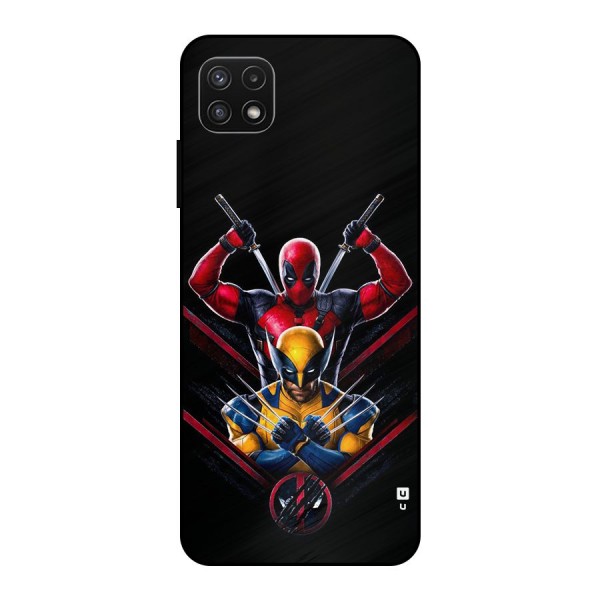 Logan And Wade Metal Back Case for Galaxy A22 5G