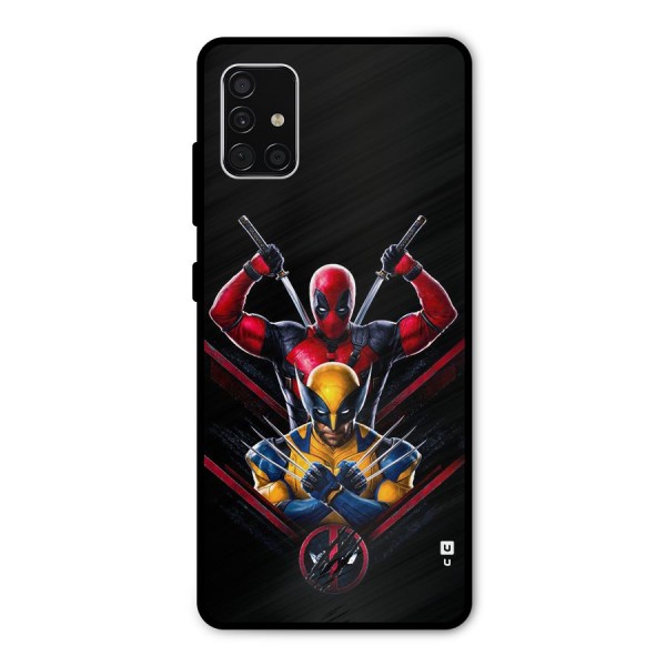 Logan And Wade Metal Back Case for Galaxy A51