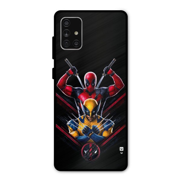 Logan And Wade Metal Back Case for Galaxy A71