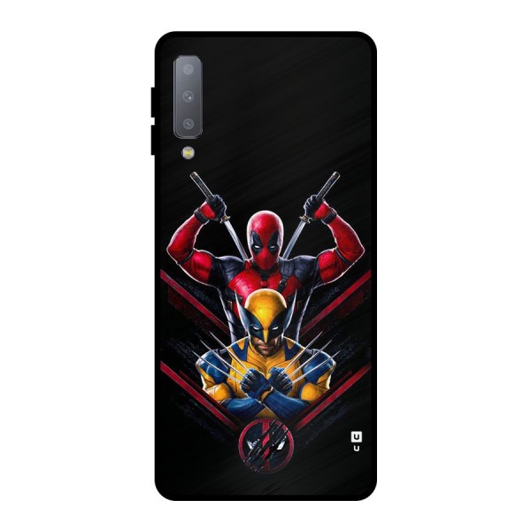 Logan And Wade Metal Back Case for Galaxy A7 (2018)