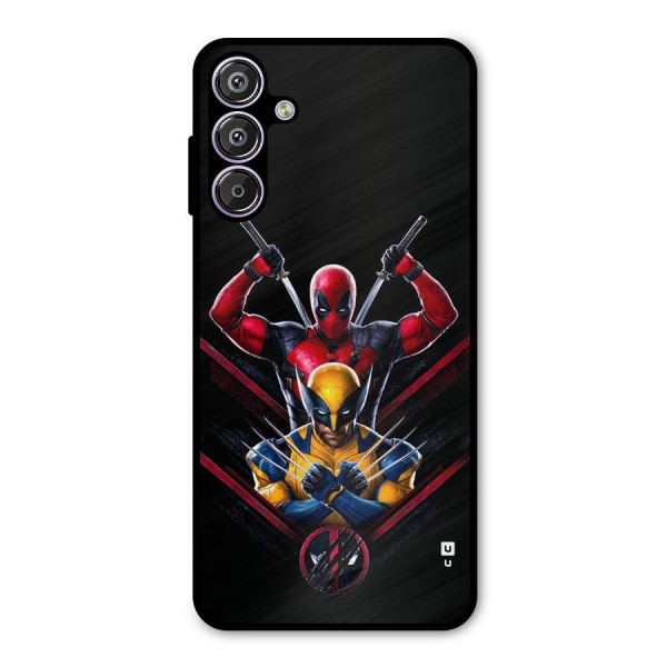 Logan And Wade Metal Back Case for Galaxy F15