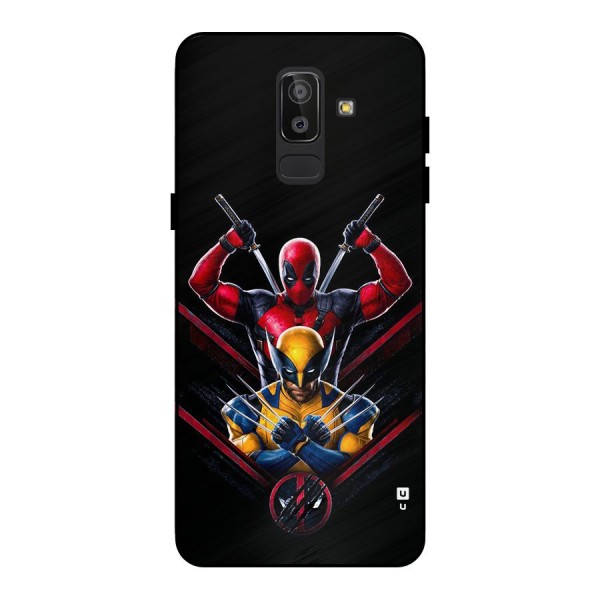 Logan And Wade Metal Back Case for Galaxy J8