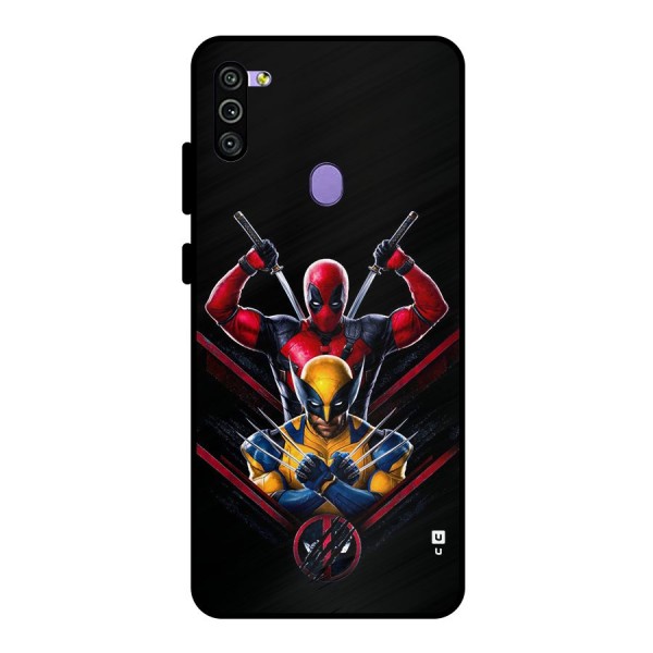 Logan And Wade Metal Back Case for Galaxy M11