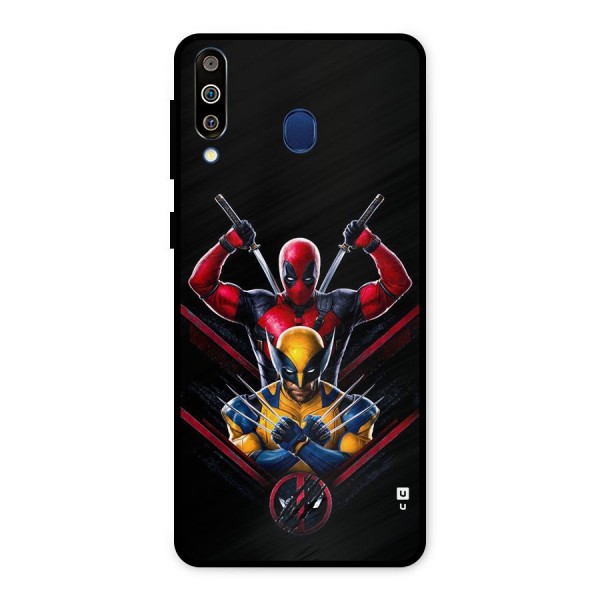 Logan And Wade Metal Back Case for Galaxy M30