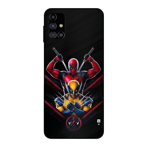 Logan And Wade Metal Back Case for Galaxy M31s