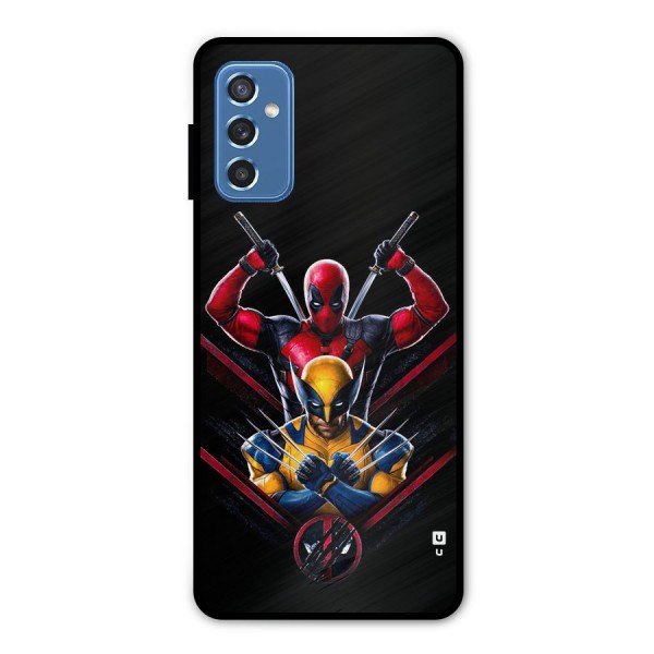 Logan And Wade Metal Back Case for Galaxy M52 5G