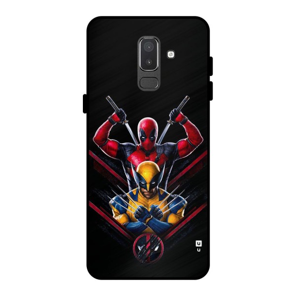 Logan And Wade Metal Back Case for Galaxy On8 (2018)