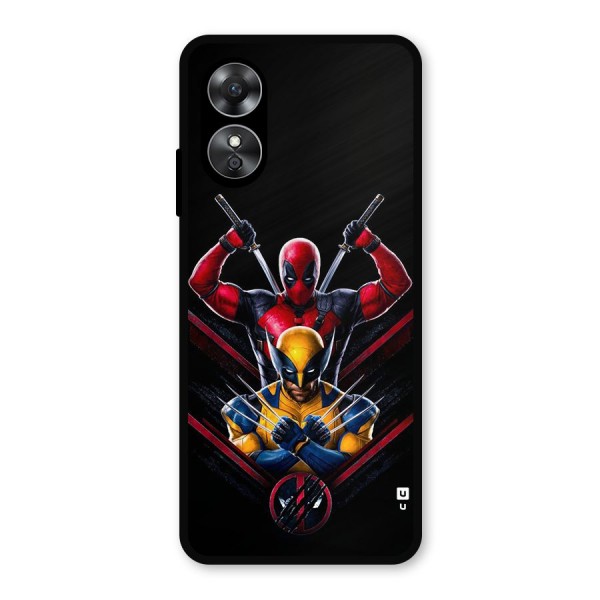 Logan And Wade Metal Back Case for Oppo A17