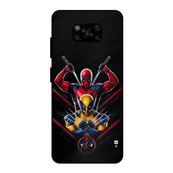 Logan And Wade Metal Back Case for Poco X3