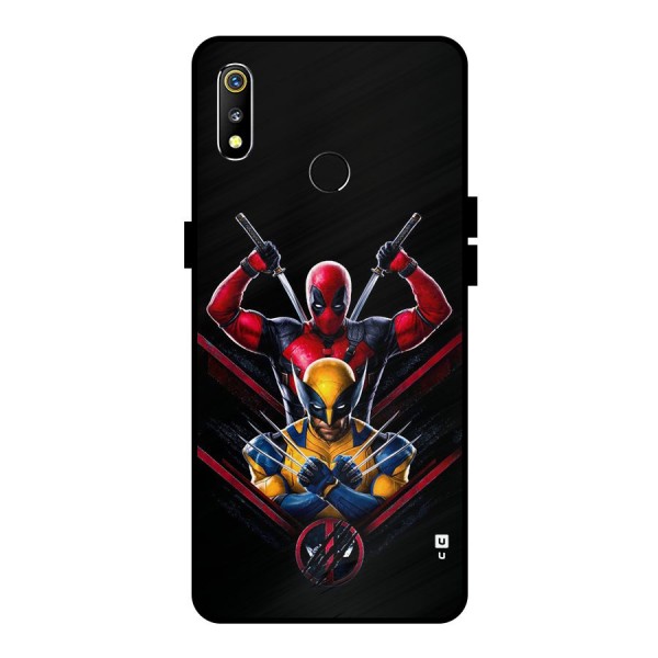 Logan And Wade Metal Back Case for Realme 3i