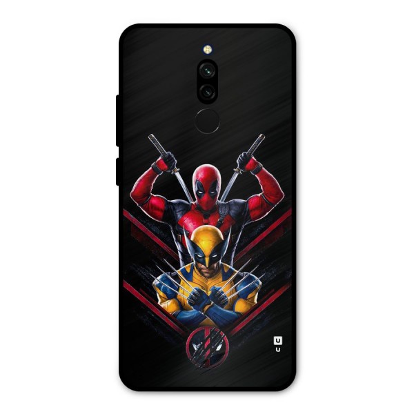 Logan And Wade Metal Back Case for Redmi 8