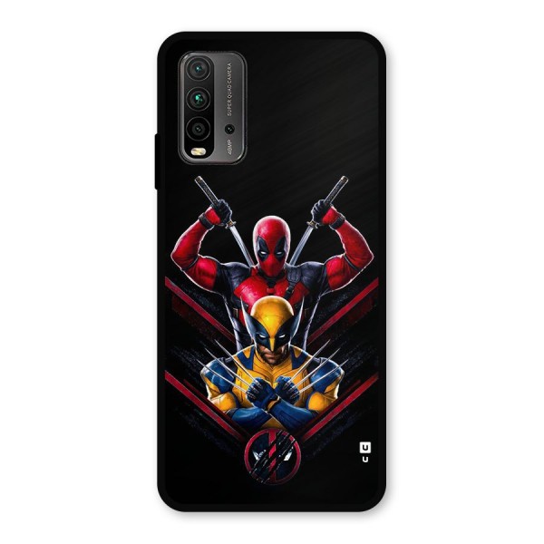 Logan And Wade Metal Back Case for Redmi 9 Power