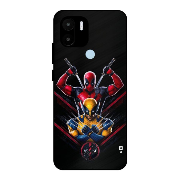 Logan And Wade Metal Back Case for Redmi A1 Plus