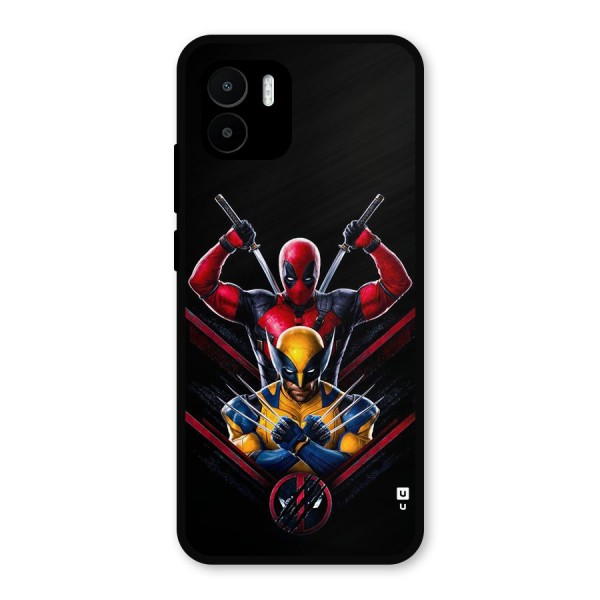 Logan And Wade Metal Back Case for Redmi A2