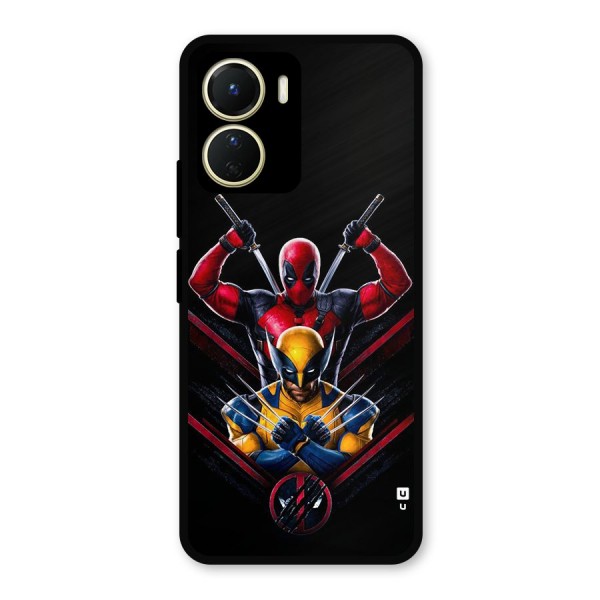 Logan And Wade Metal Back Case for Vivo T2x