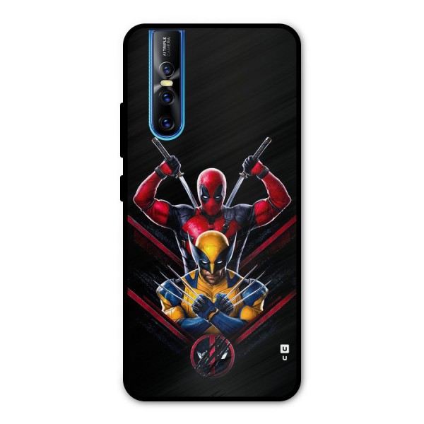 Logan And Wade Metal Back Case for Vivo V15 Pro