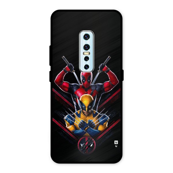 Logan And Wade Metal Back Case for Vivo V17 Pro