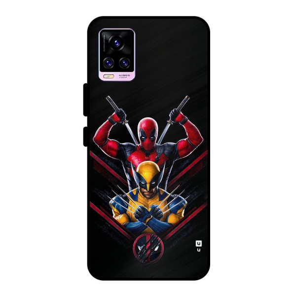 Logan And Wade Metal Back Case for Vivo V20 Pro