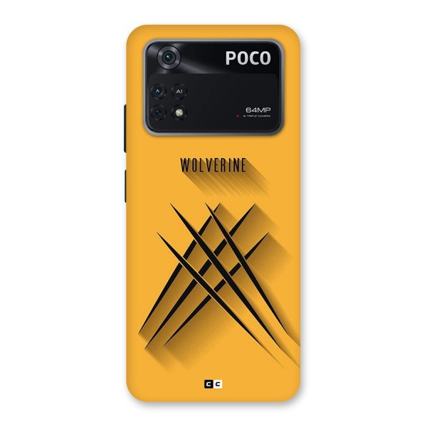 Logan Claw Back Case for Poco M4 Pro 4G