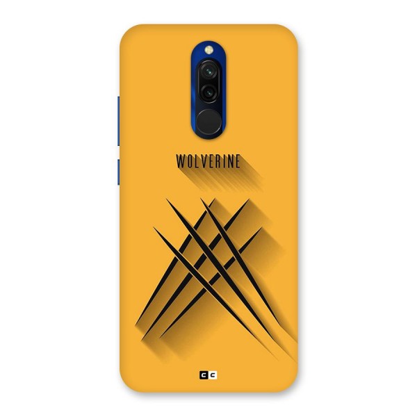 Logan Claw Back Case for Redmi 8