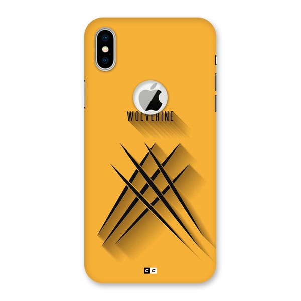 Logan Claw Back Case for iPhone XS Logo Cut