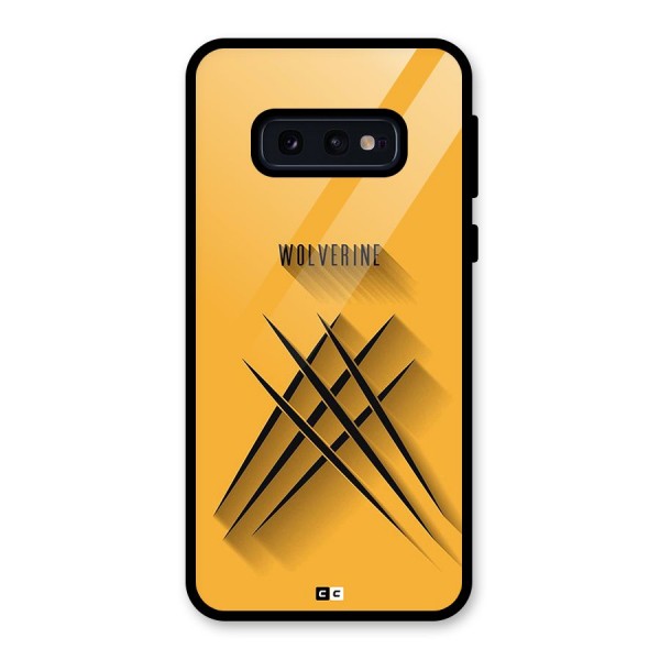 Logan Claw Glass Back Case for Galaxy S10e