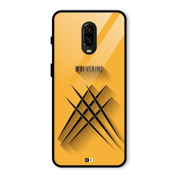 Logan Claw Glass Back Case for OnePlus 6T