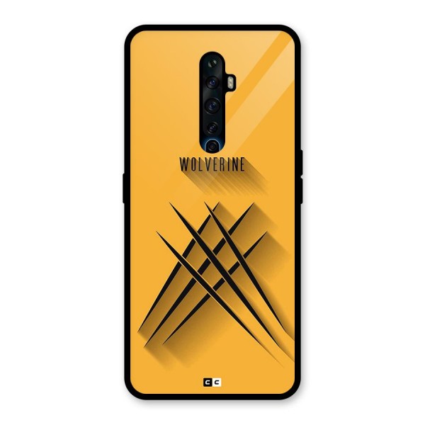 Logan Claw Glass Back Case for Oppo Reno2 Z